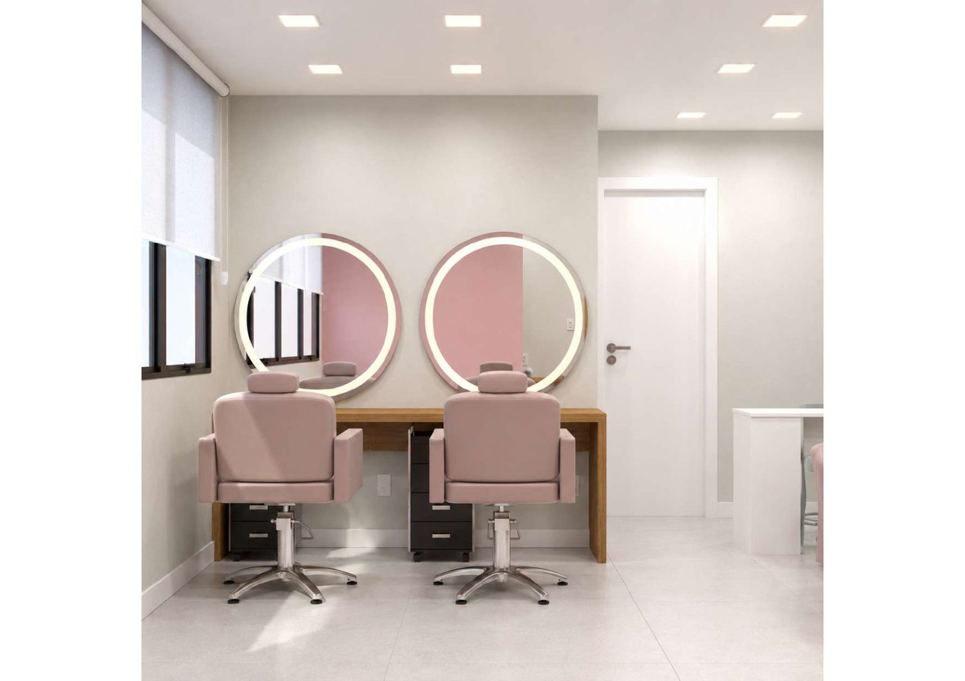 Espaço do cabelo